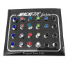 BLISTER COLOR 5MM x24 STRASS FACETADO STRASS COLOR IMANTADOS ARO