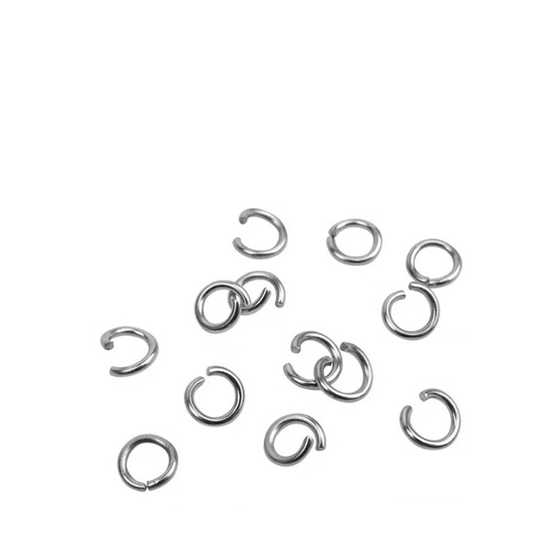 0.6*8MM ABIERTA * (100 UNIDADES) ARGOLLAS DE UNION