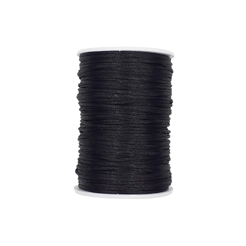 NEGRO 1.0*25 METROS HILO DE SEDA