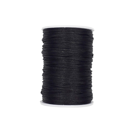 NEGRO 1.0*25 METROS HILO DE SEDA