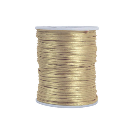 DORADO PALIDO 2.0*100 METROS HILO DE SEDA