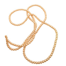 4MM SALMON PERLAS DE VIDRIO...