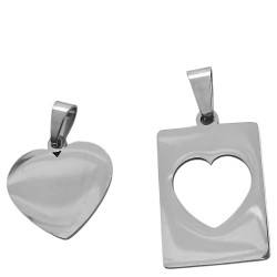 RECTANGULO CALADO Y CORAZON...