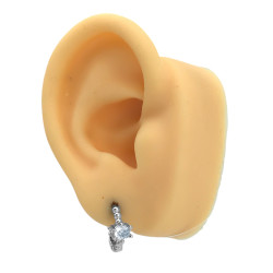 PAR REDONDO DE CUBIC Y LATERAL BOLITAS  C/ CIERRE BISAGRA AROS