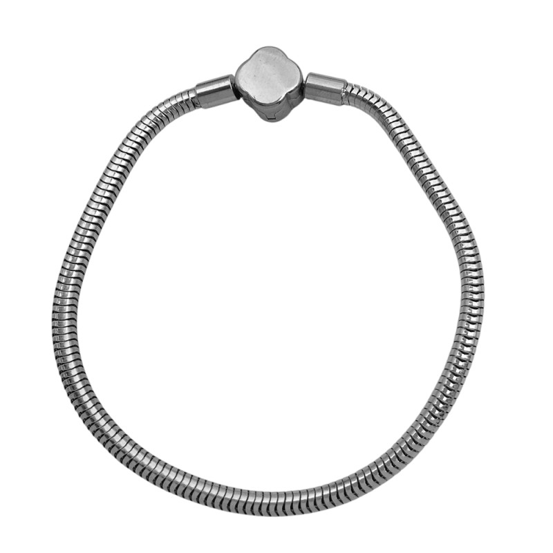 TIPO PANDORA FLOR 3.4MM-18CM PULSERA