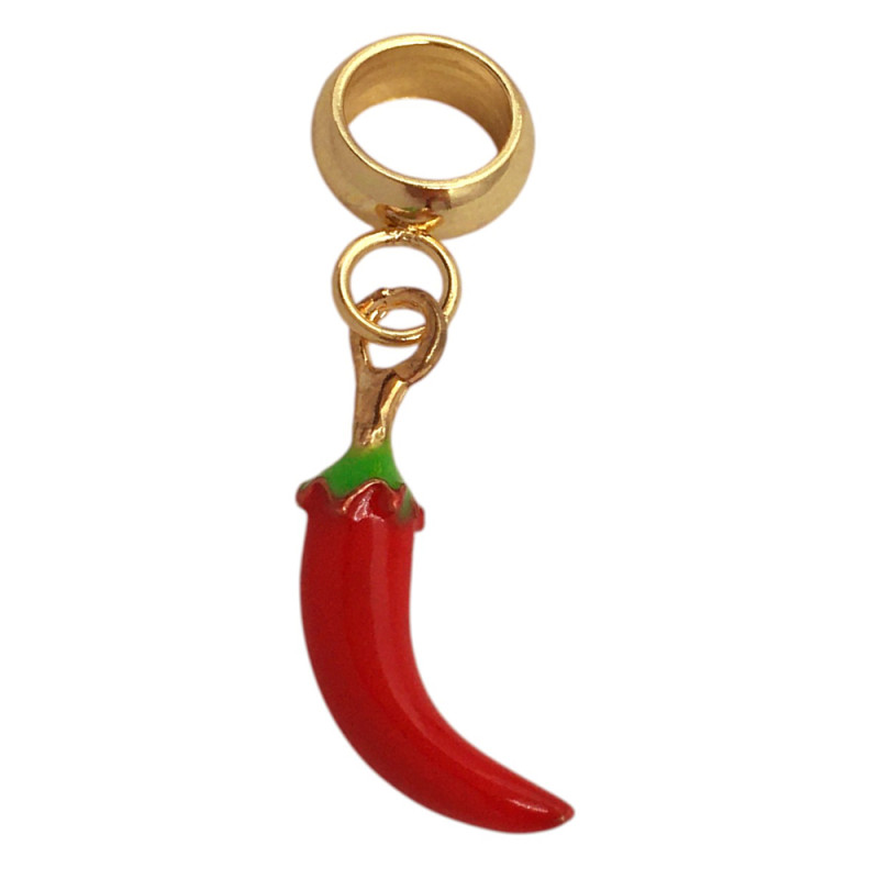 DORADO 5*13MM PROTECCION BUENA FORNUNA 3D DIJE