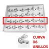 CURVA X6 ANILLOS ABRAZO BRAZOS MANOS ANILLO