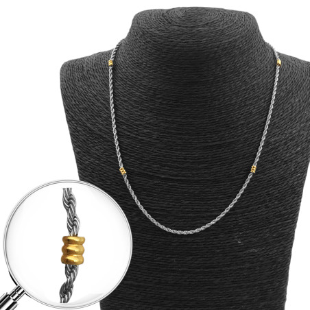 SOGA 0.5 (2.4MM APROX)-50CM C/ CANUTILLO DORADO CADENA