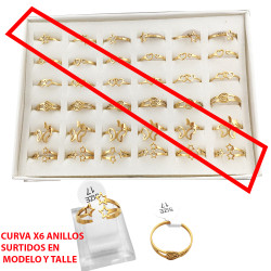 DORADO CURVA X6 ANILLOS...