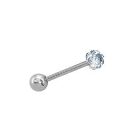 BLISTER X12 BOLITA DE FUEGO CRISTAL Y BOLITA LABRET MENTON PIERCING