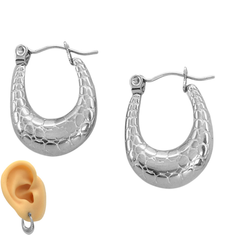 U RELIEVE PIEL DE SERPIENTE ARGOLLA ARO