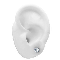 BLISTER X12 PARES SURTIDOS CORAZON 8.5 - 7.5 - 6.5MM CUBIC ZIRCON AROS