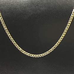 DORADO GROUMET PLANA 0.8NK (2.5MM)-35+5CM REGULABLE CADENA