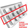 CURVA X4 ANILLOS SELLO HOMBRE LISO PLANO SE PUEDE GRABAR ANILLO