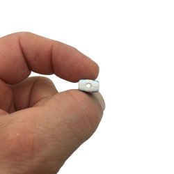 5 UNIDADES BLOQUE ARGENTINA CUENTA PLASTICO PERFORADO PASANTE CUENTA