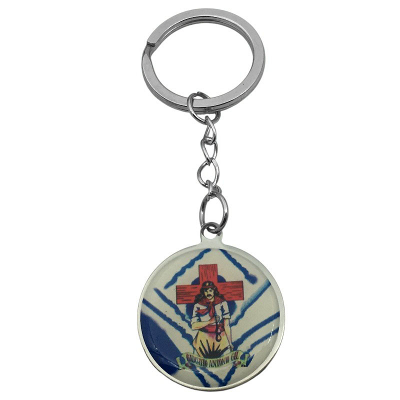 GAUCHITO GIL COLOR ACERO QUIRURGICO LLAVERO