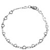 CORAZONES CALADOS 19CM PULSERA