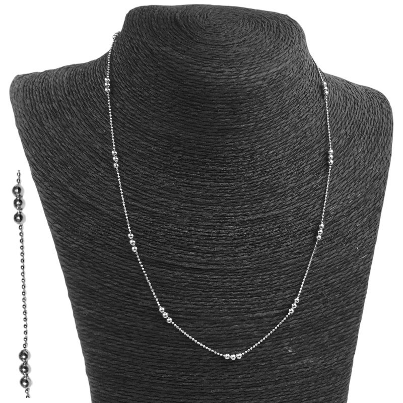 BOLITAS DE DOS TAMAÑOS 50CM CADENA