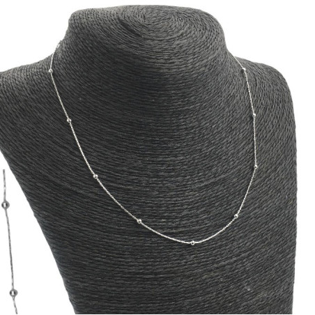 TRIGUILLA C/ BOLITAS 0.3 (0.7MM)-45CM CADENA