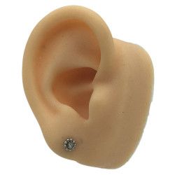 FLOR CENTRO CUBIC LABRET PIERCING