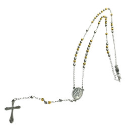 3MM COMBINADO ROSARIO C/ CRUZ LISA Y CENTRO VIRGEN SAN NICOLAS (UNISEX)