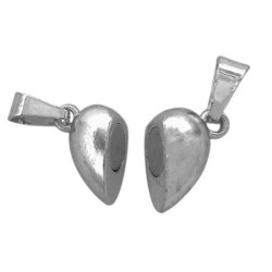 MINI CORAZON 3D IMANTADO C/ DROPS PARA COMPARTIR FANTASIA FINA DIJE