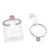 CAJA x30 CUBIC ROSA BRILLANTE FLEJE ANCHO CUBIC ZIRCON ANILLO