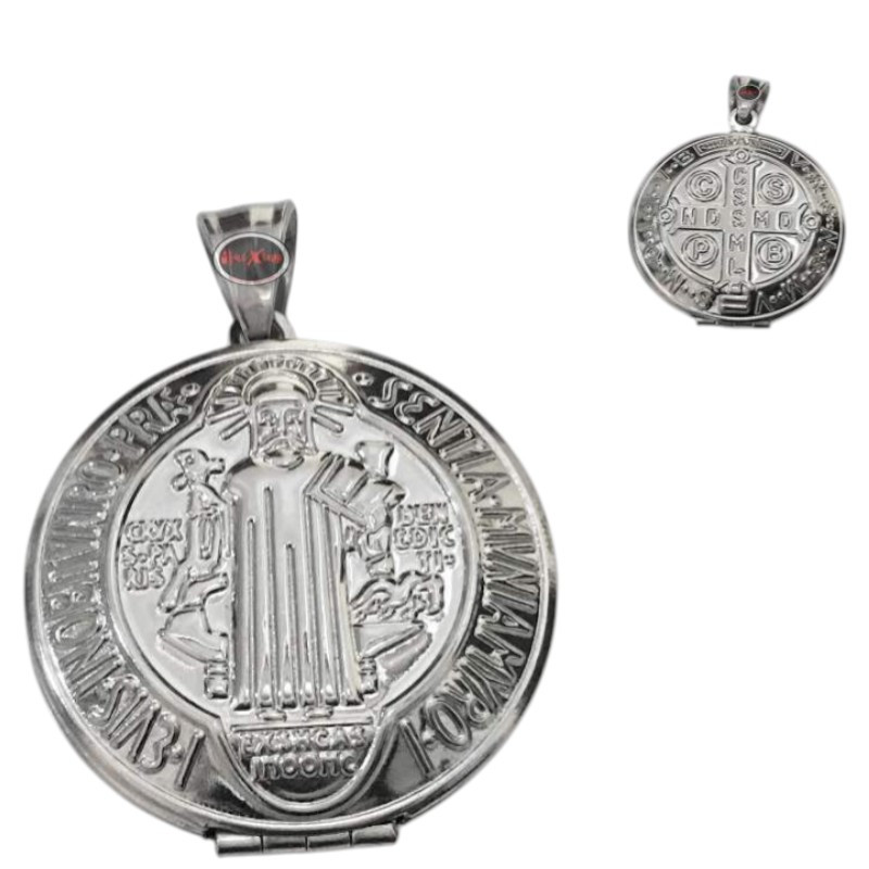 30MM RELICARIO SAN BENITO CUERPO ENTERO DIJE