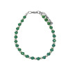 VERDE AB CRISTAL CUENTAS FACETADAS 4MM Y BOLITAS 19+5CM PULSERA / TOBILLERA