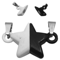 ESTRELLA NEGRO Y BLANCO 3D...