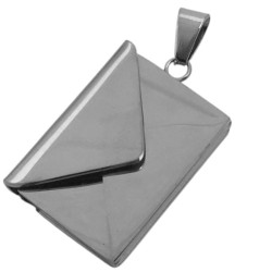 PREMIUM SOBRE DE CORREO C/ CHAPA PARA GRABAR 3D Y CIERRE IMANTADO DIJE