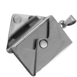 PREMIUM SOBRE DE CORREO C/ CHAPA PARA GRABAR 3D Y CIERRE IMANTADO DIJE