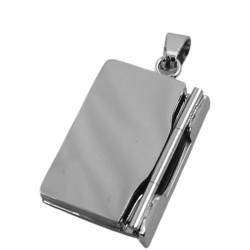 PREMIUM SOBRE DE CORREO C/ CHAPA PARA GRABAR 3D Y CIERRE IMANTADO DIJE