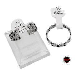 DOS CURVAS X12 ANILLOS 6 ESTRELLA CALADA Y 6 CORONA DE LAUREL ANILLO