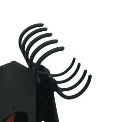 BROCHE MURCIELAGO NEGRO GRANDE COCODRILO