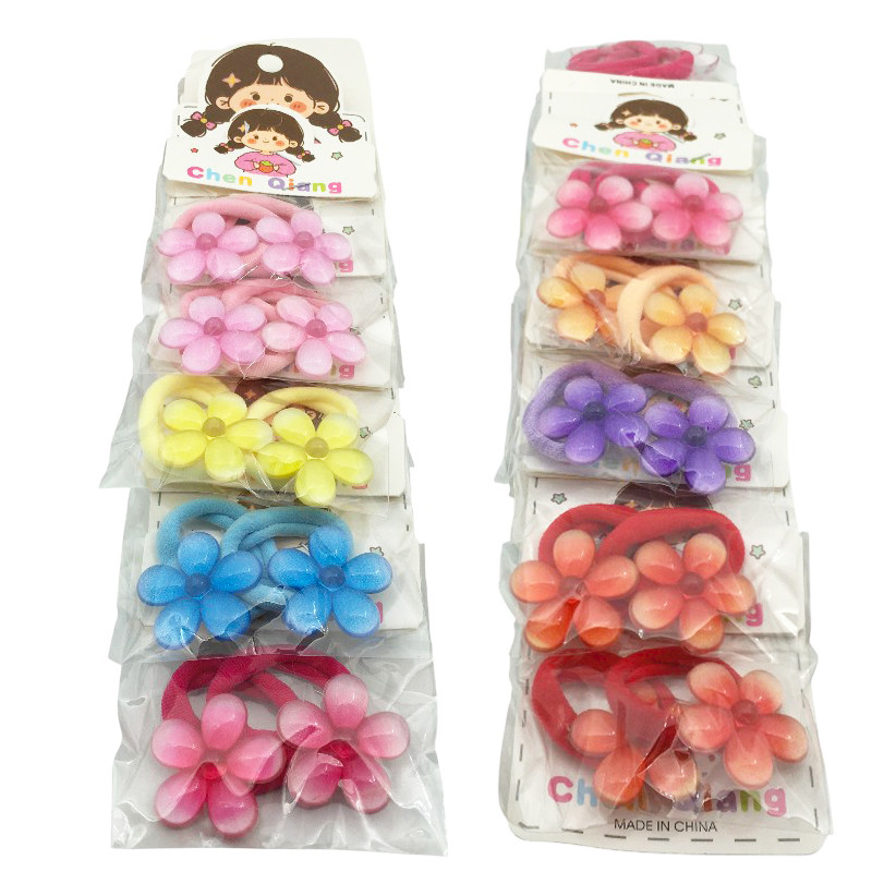 BLISTER x20 UNIDADES MARGARITAS CINCO PETALOS SURTIDAS EN COLOR CENTRO BOLITA COLITAS