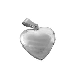 CELESTE MINI RELICARIO 20MM C/ CONTORNO STRASS CELESTES CORAZON DIJE