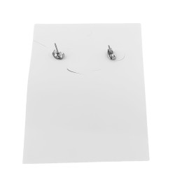 PAR GOTA MINI 3D 6.5*13MM PLASTICO BAÑADO AROS