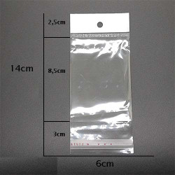 200 UNIDADES 6*14 CM...