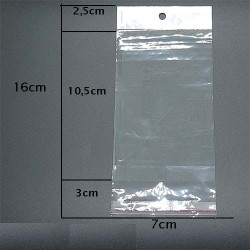 200 UNIDADES 7*16 CM...