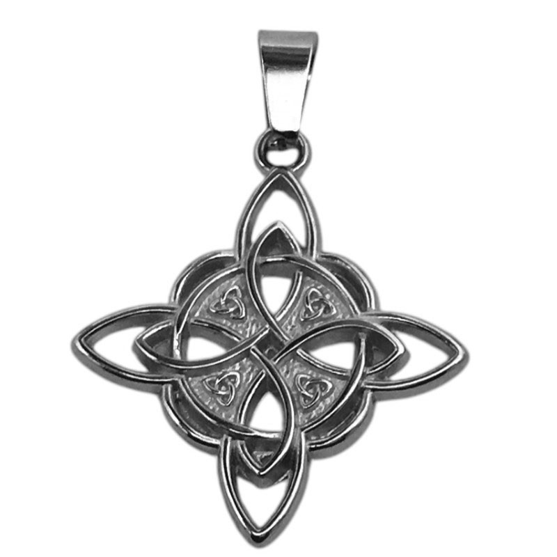 25MM NUDO DE BRUJA SEMI CALADO C/ RELIEVE B:58 DIJE