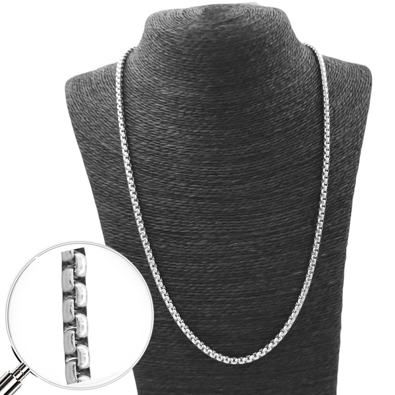 ROLO CUADRADA 4.0 (4MM)- 70CM CADENA