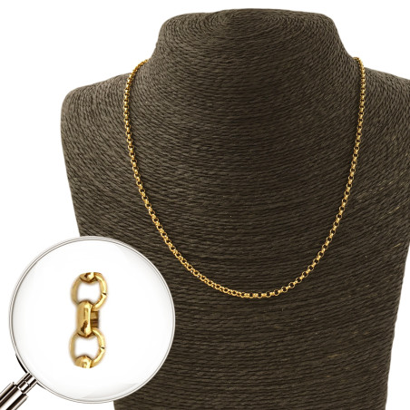 DORADO ROLO 3.0 - 50CM CADENA