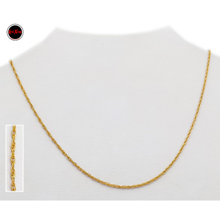 DORADO SINGAPUR 0.4 (2.5MM APROX.) - 50CM CADENA