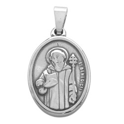 SAN BENITO C/ RELIEVE OVALADA BIFAZ DIJE