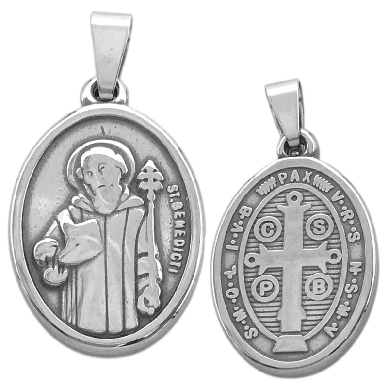 SAN BENITO C/ RELIEVE OVALADA BIFAZ DIJE