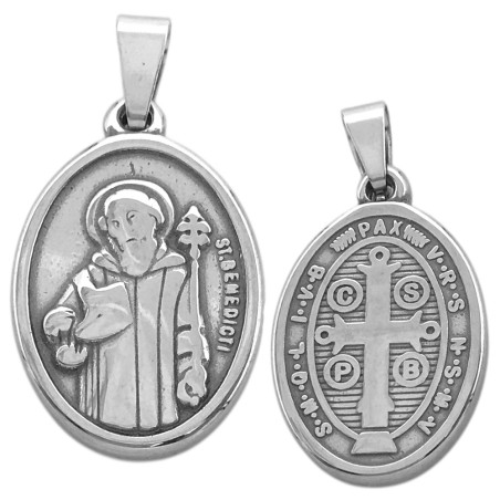 SAN BENITO C/ RELIEVE OVALADA BIFAZ DIJE