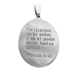 SAN MIGUEL ARCANGEL DIJE BIFAZ + ESPADA C/ STRASS DIJE