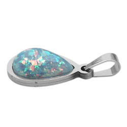 GOTA CELESTE C/ TORNASOLADOS DIJE