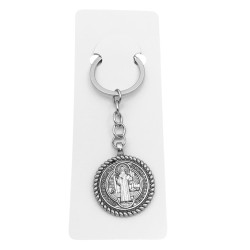 SAN BENITO REDONDO DISEÑO EN AMBAS CARAS LLAVERO